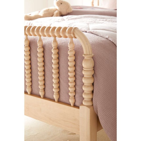 Jenny Lind Maple Wood Spindle King Bed - Image 2