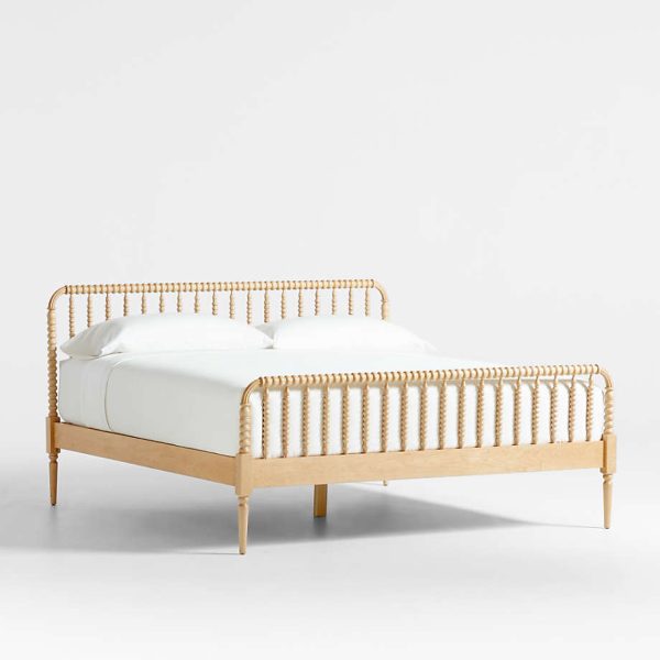 Jenny Lind Maple Wood Spindle King Bed - Image 5