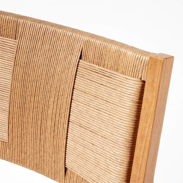 Roc Teak and Rattan Dining Chair - Image 4