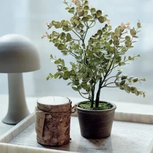 Artificial Potted Eucalyptus Bush