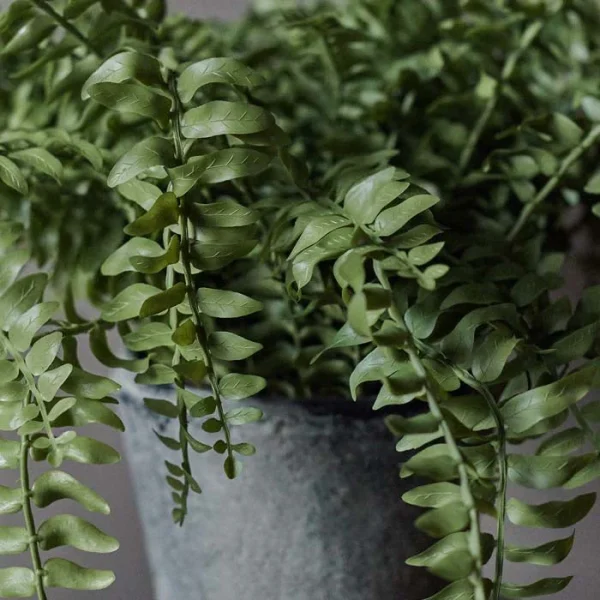 Artificial Boston Fern in Pot - Image 2