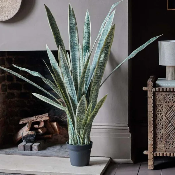 Artificial Snake Plant in Pot - Image 2