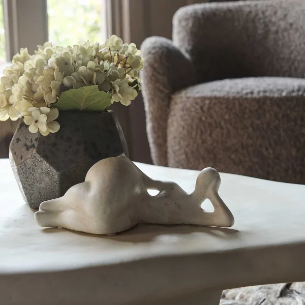 Remi Ceramic Sculpture, Cream - Image 3