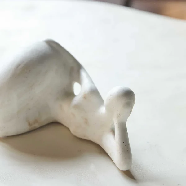 Remi Ceramic Sculpture, Cream - Image 2