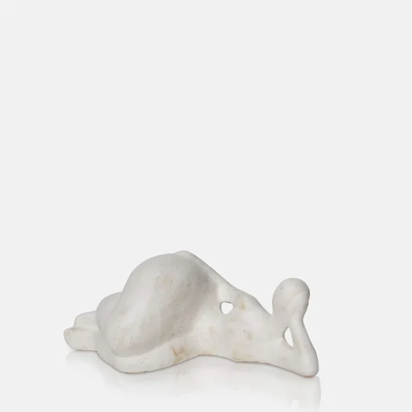 Remi Ceramic Sculpture, Cream
