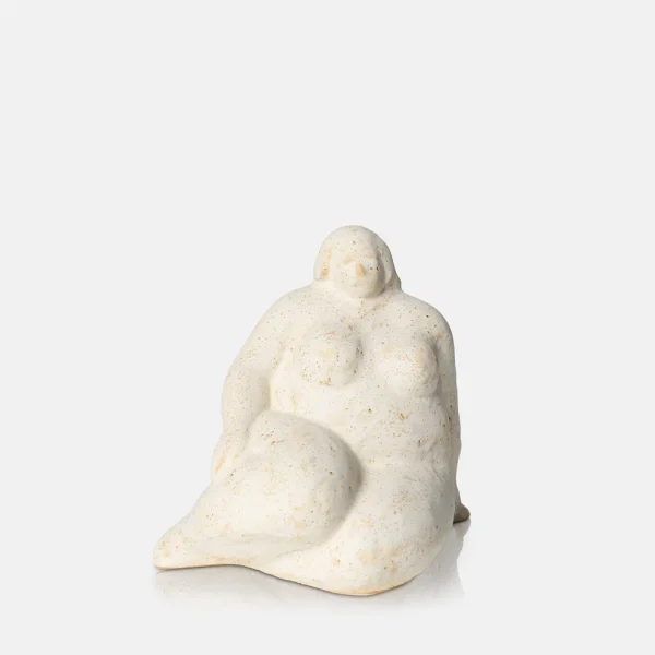 Rolinda Ceramic Sculpture, Cream - Image 2