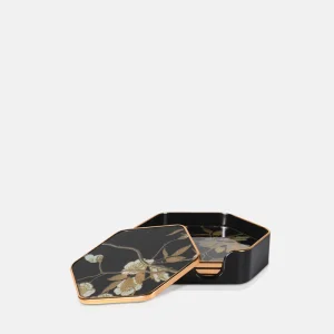 Flora Patterned Coaster - Set of 4