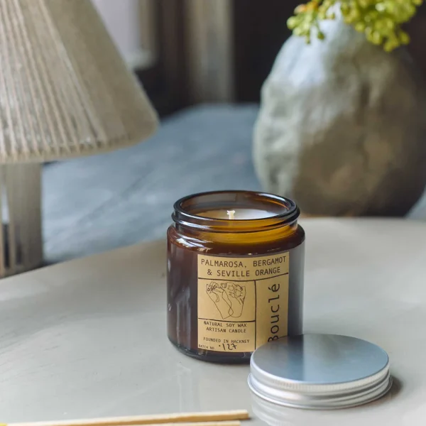 Palmarosa, Bergamot & Seville Orange Candle - Image 3