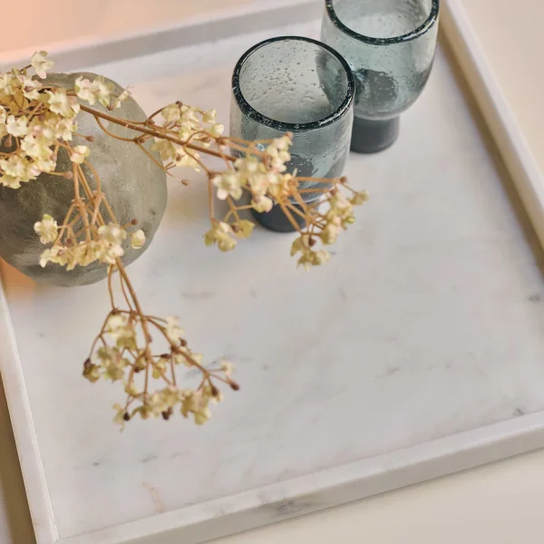 Akanta Square Marble Tray - Image 2