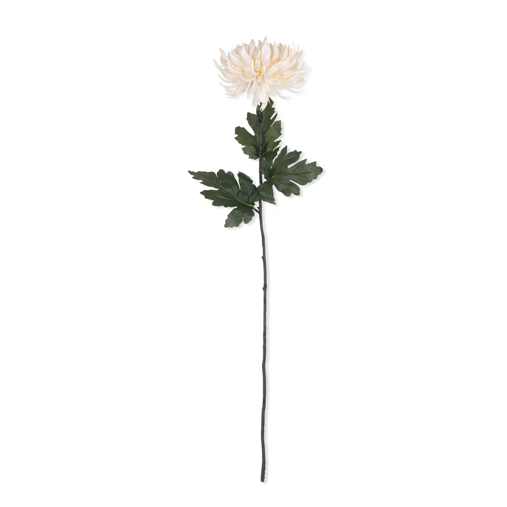 Artificial Chrysanthemum, Cream - Image 2