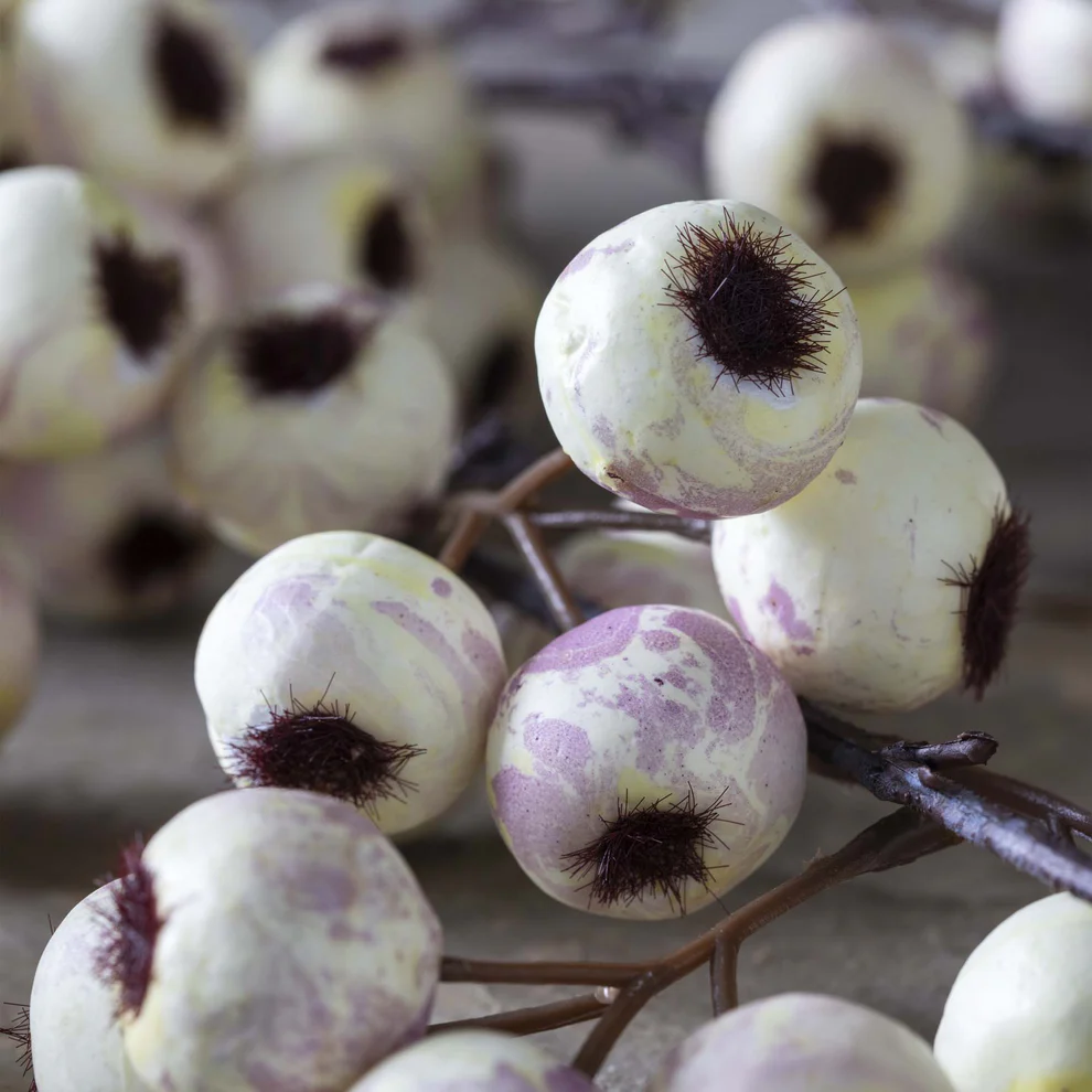 Artificial Berry Hawthorn, Cream - Image 5