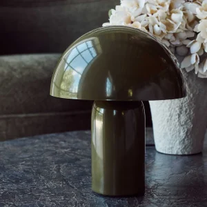 Decker Table Lamp, Olive