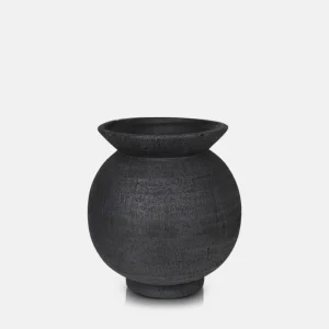 Drover Black Vase