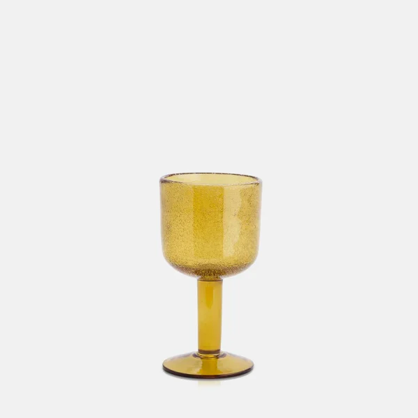 Elsbeth Wine Glass, Amber - Image 3