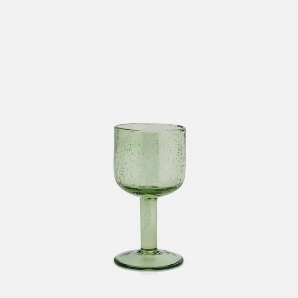 Elsbeth Wine Glass, Green - Image 2