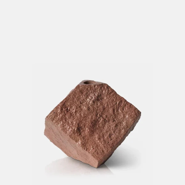 Floyd Geometric Vase, Brick - Image 2