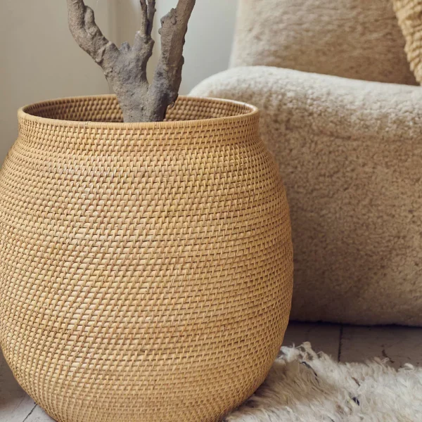 Gwen Rattan Baskets - Set of 2Large - Image 2