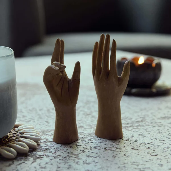 Jarvis Hand Sculptures - Set of 2 - Image 4
