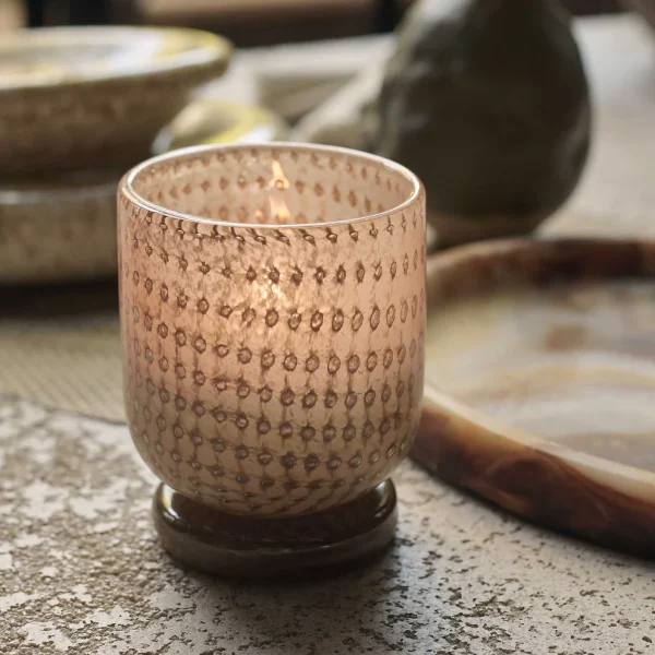 Jasmin Glass Candle Holder - Image 4