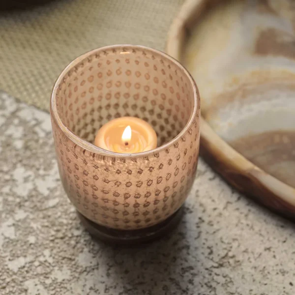 Jasmin Glass Candle Holder - Image 3