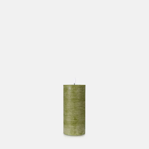 Mossy LED Candle