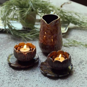 Russo Marble Candle Holder