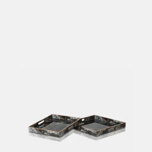 Zela Marble Tray - Set of 2