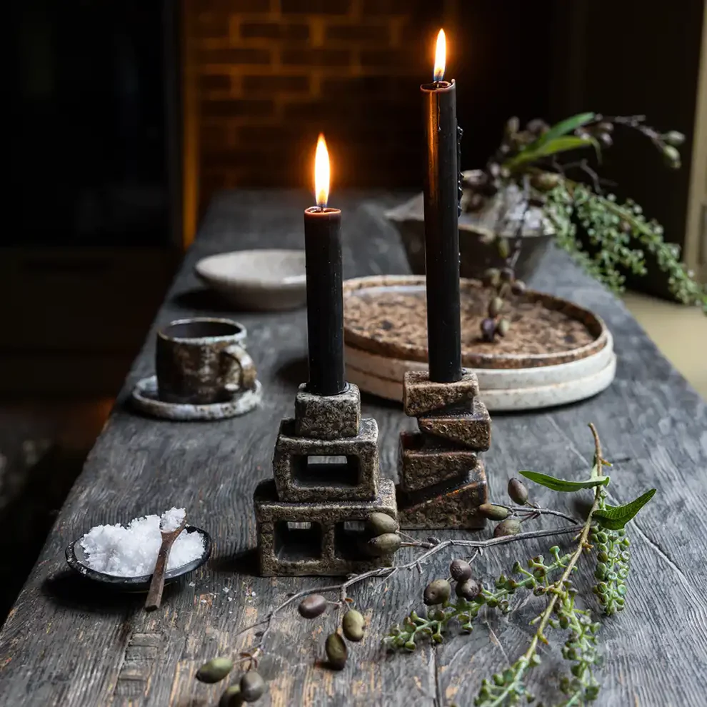 Dumos Candle Holder - Set of 2 - Image 4