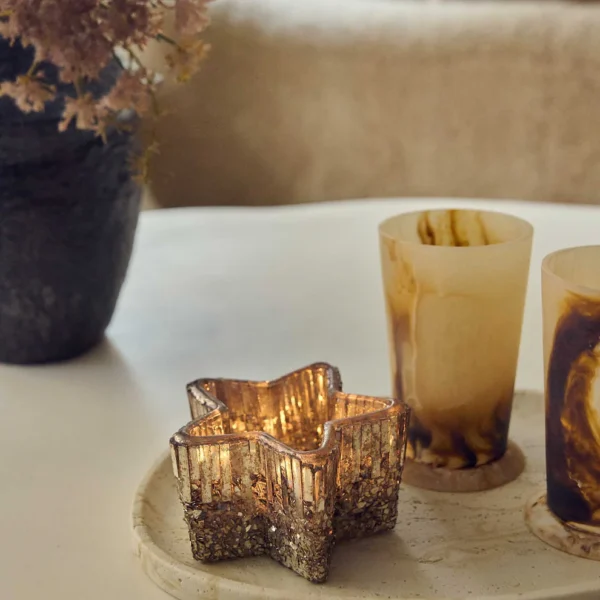 Star Glass Candle Holder - Image 4